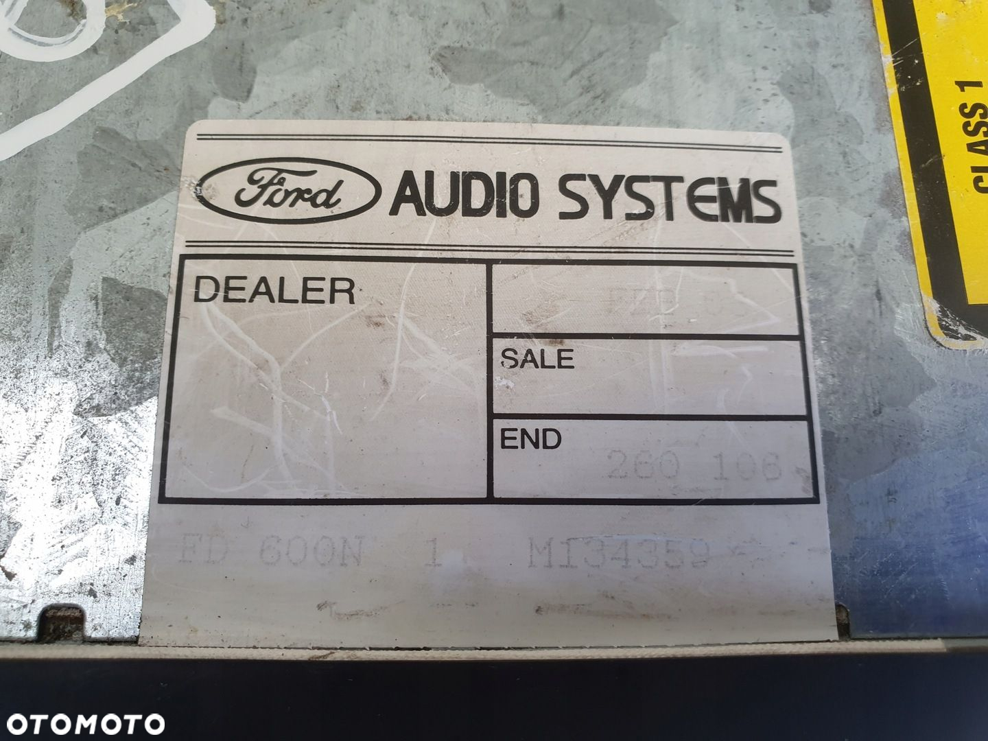 Ford Mondeo mk3 Galaxy RADIOODTWATRZACZ CD radio 6000CD 98AP-18C815-AC - 3