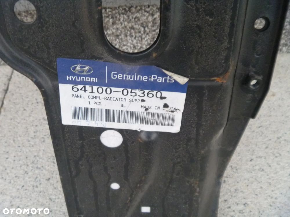 HYUNDAI ATOS PRIME 2004-2008 NOWY PAS PRZEDNI WZMOCNIENIE CZOŁOWE ORYGINAŁ 64100-05360 - 3