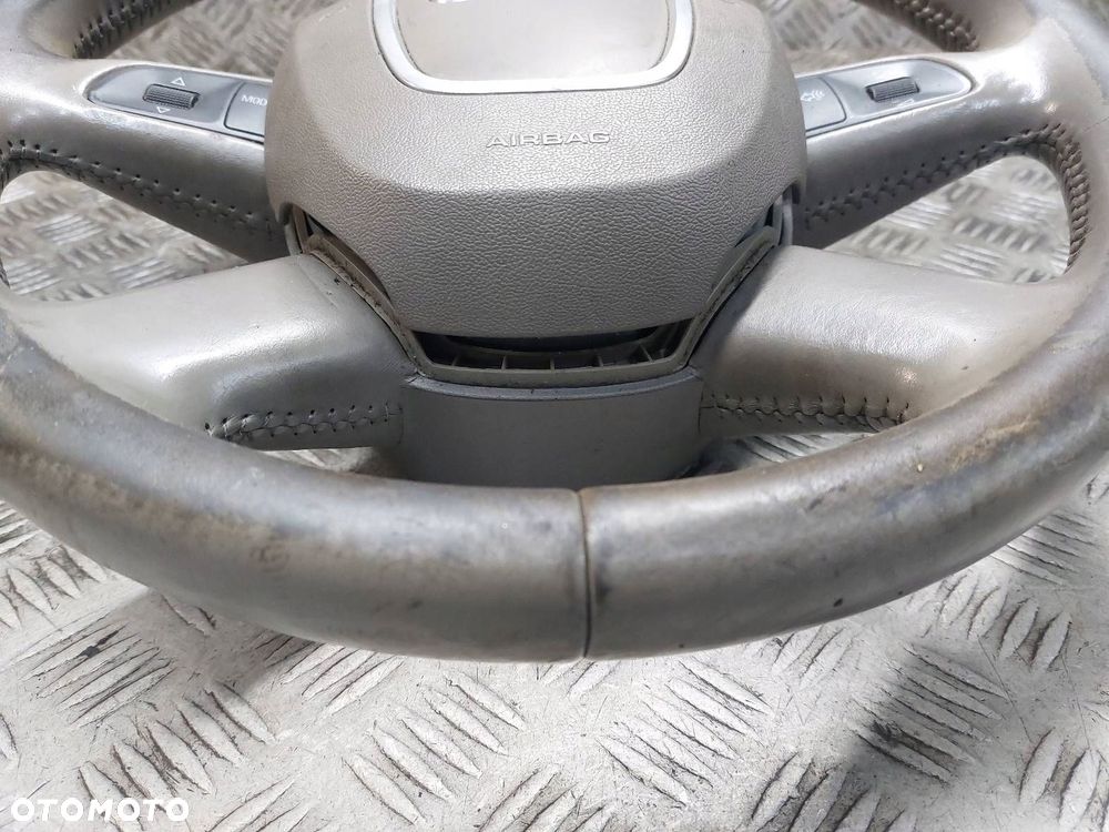 KIEROWNICA GRZANA + PODUSZKA AUDI A8 D3 4F0419091AH 4E0880201BL - 8
