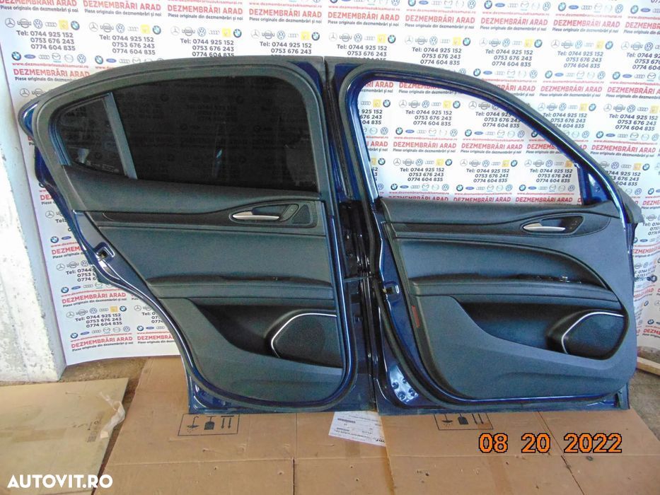 Fete usi Alfa Romeo Stelvio 2015-2022 set fete usi tapiserie interioar - 4