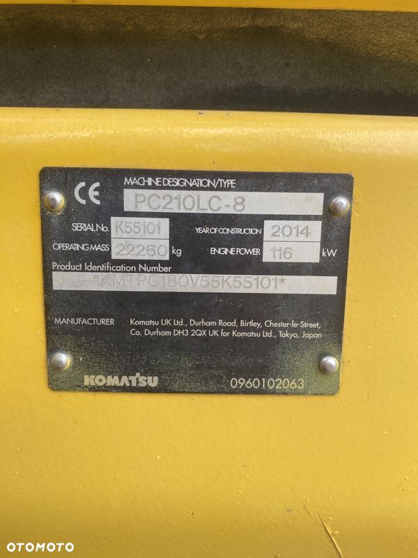 Komatsu PC 210 LC-8 - 10