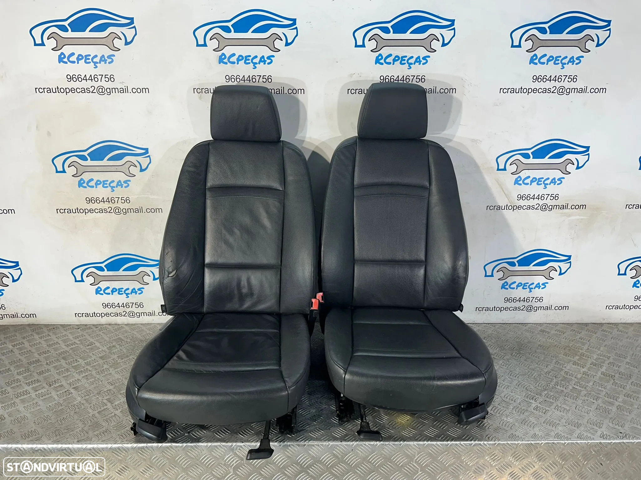 Conjunto Bancos Pele Eletricos Frente Frontal BMW Serie 3 Coupe e92 2006 - 2012 - 2