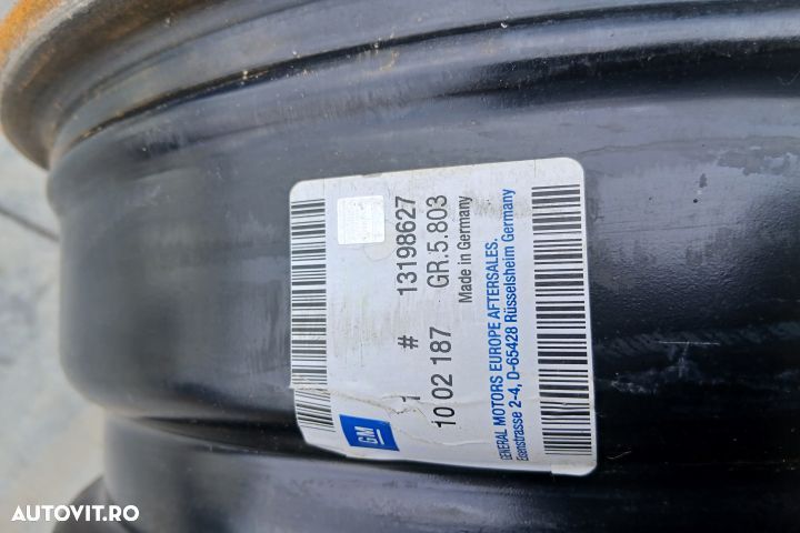 Janta tabla 16 JX16H2 ET39 2160131 JX16H2 ET39 2160131 Opel Astra H [ - 4
