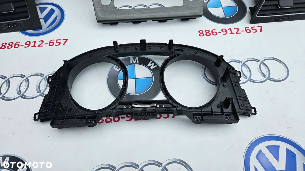 VW Golf 7 VII Kratka nawiewu prawa Dekor listwa Ramka radia 5G0857059 5G1819703C 5G1819743 5G1819704DE - 4