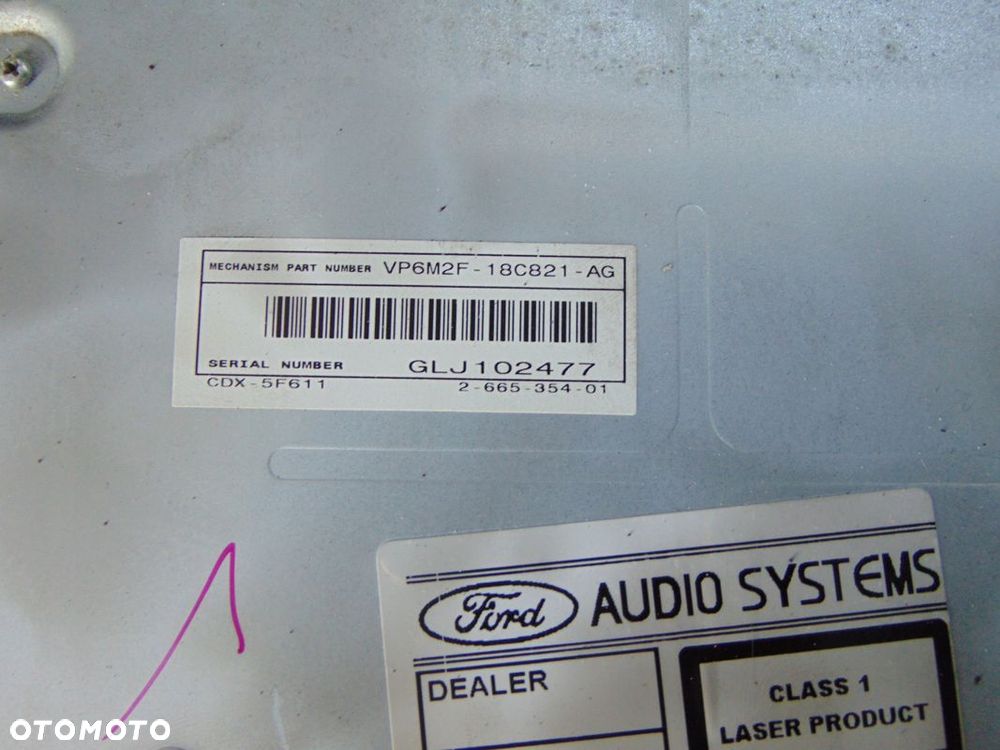 RADIO CD FOCUS MK2 LIFT CDX 5F611 EUROPA - 2