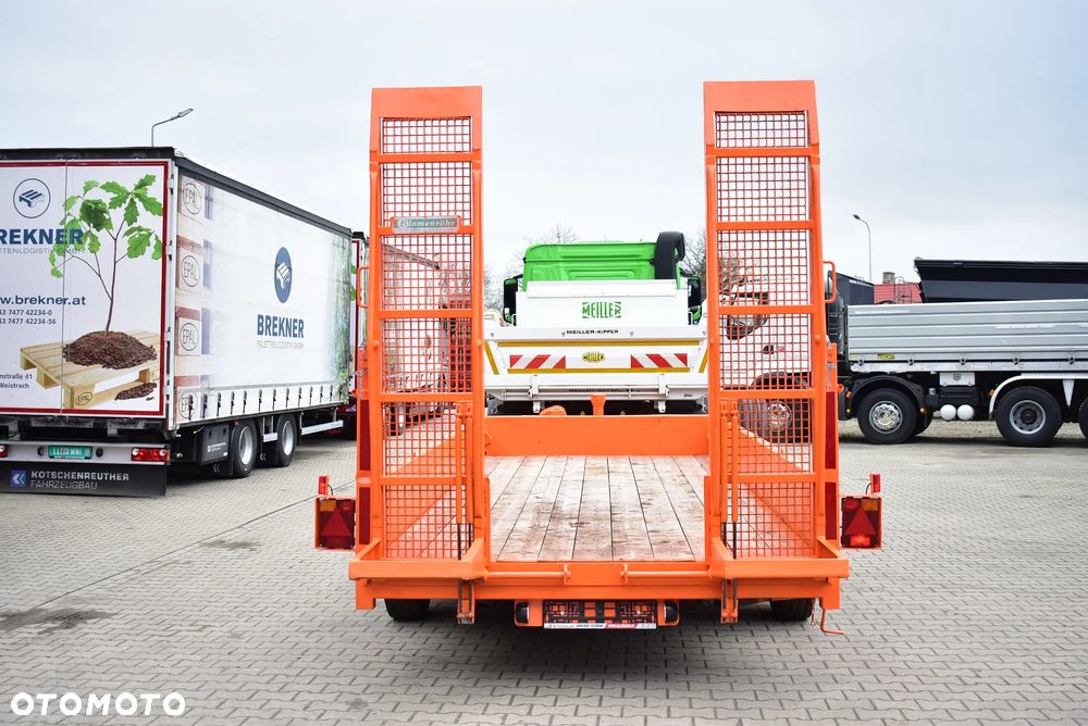 Blomenröhr Przyczepa do przewozu maszyn budowlanych / Najazdy/ DMC : 6900 KG/ Sprowadzona z Niemiec ! - 6
