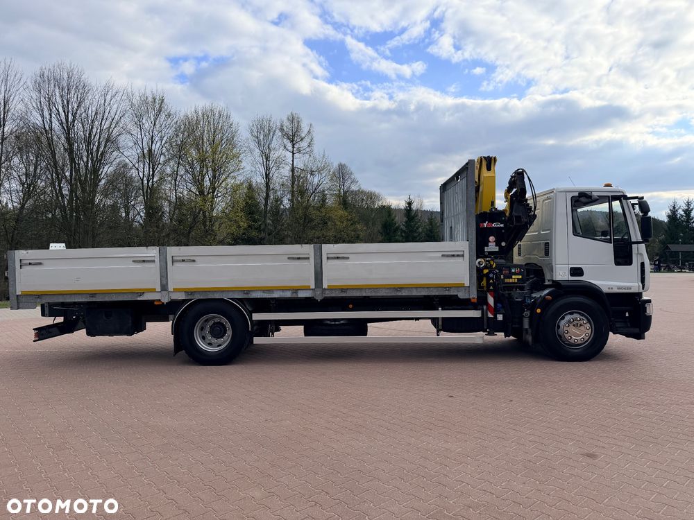 Iveco EUROCARGO 180E25 / Euro 6 / 4X2 / SKRZYNIOWY 7,5m + HDS HYVA HB150X UDŹWIG 5 200KG / STEROWNIE / RADIOWE / ROTATOR / AUTOMAT - 10