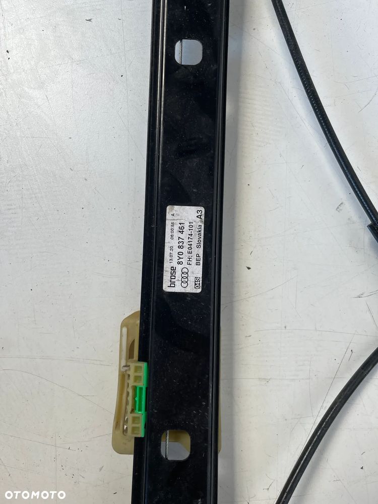 Audi A3 8Y4 HB 5D MECHANIZM PODNOŚNIK SZYBY LEWY PRZÓD,LEWY TYŁ  8Y0837461,8Y0839461 - 4