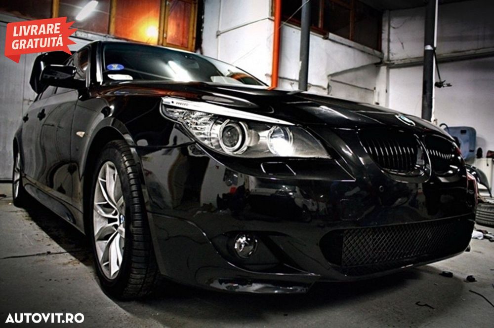 Bara Fata cu PDC 18mm si Proiectoare Ceata BMW Seria 5 E60 E61 (2007-2010) M-Techn- livrare gratuita - 13