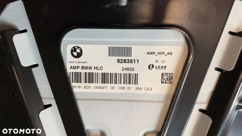 BMW F30 WZMACNIACZ MODUŁ HIFI HI-FI 9283511 - 3