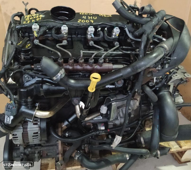 Motor peugeot BOXER 2.2HDI 120cv 4HU 2009 - caixa velocidades 20GP05 - 2