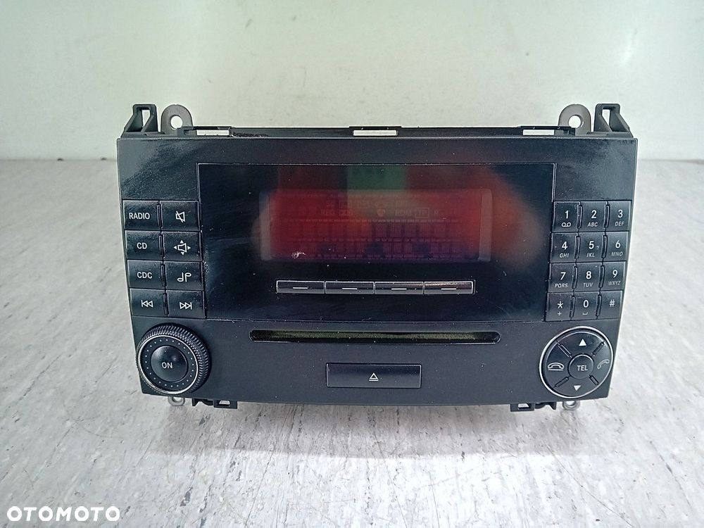 RADIO CD MERCEDES-BENZ KLASA A W169 A1698201589 - 1