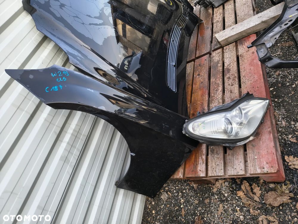 Kompletny przód w219 CLS 197 lakier maska błotniki lampy pas przedni zderzak grill RADOM - 6