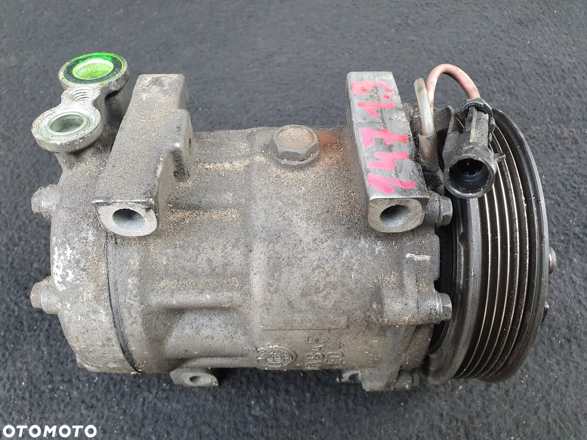 ALFA ROMEO 147 156 1.9JTD KOMPRESOR SPRĘŻARKA KLIMATYZACJI 60653652 SANDEN ORYGINAŁ POSIADAM 4SZT - 4