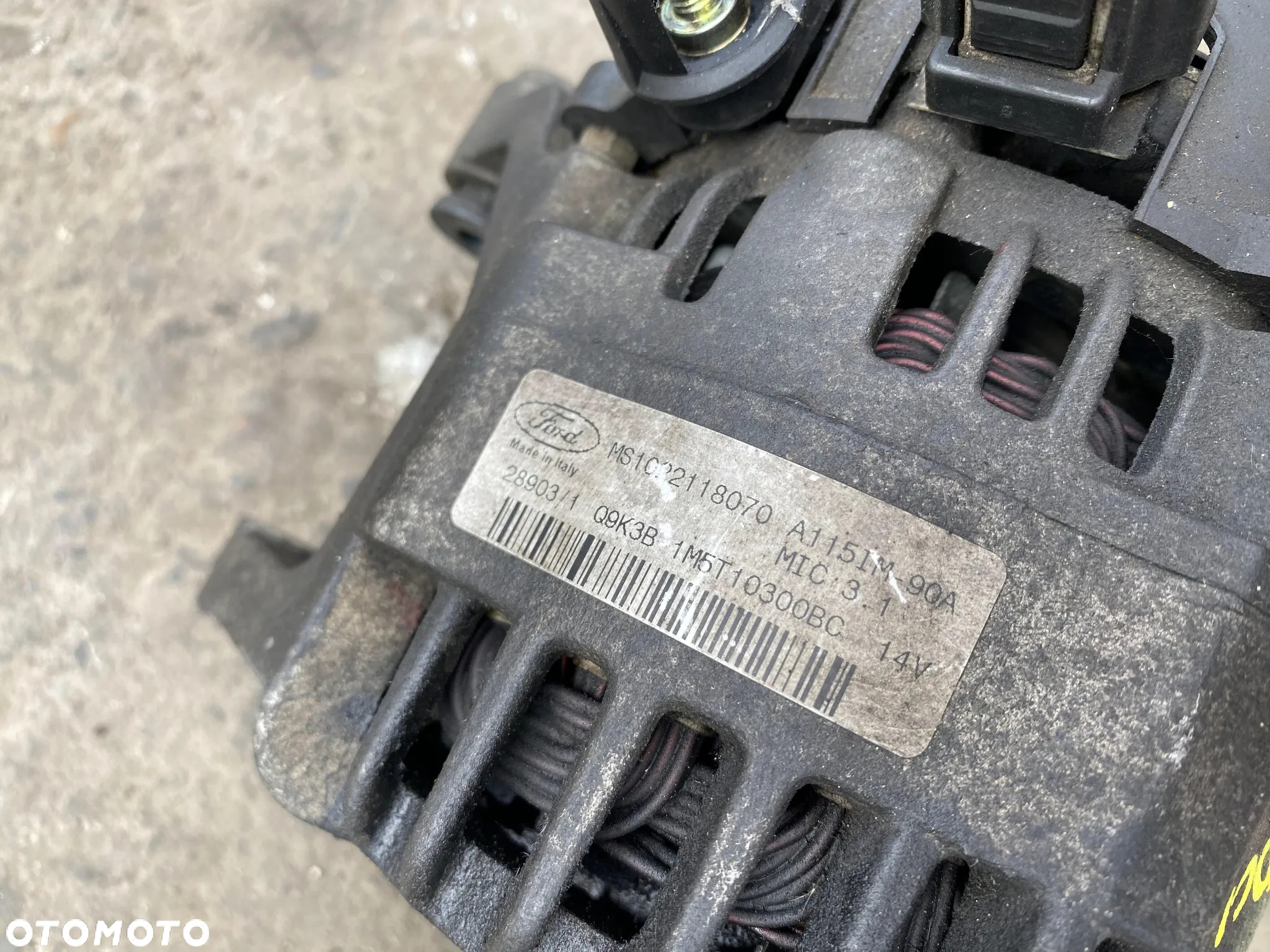 Alternator FORD FOCUS 1.8 TDCI  1M5T10300BC - 2