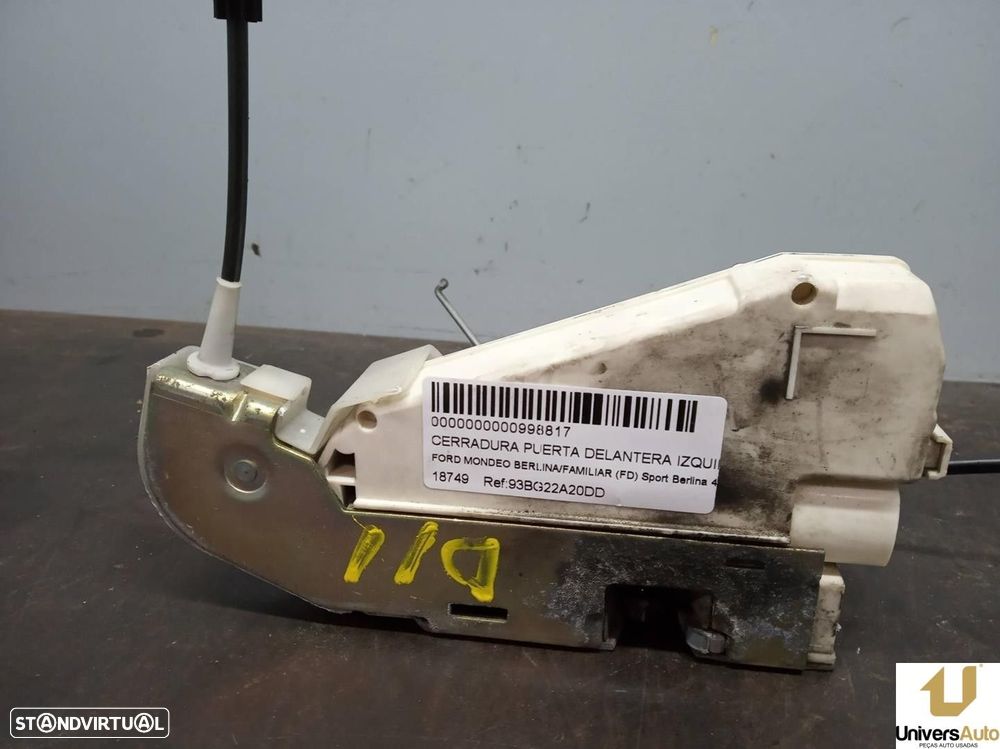 FECHADURA PORTA FRONTAL ESQUERDA FORD MONDEO I 1995 -93BG22A20DD - 2