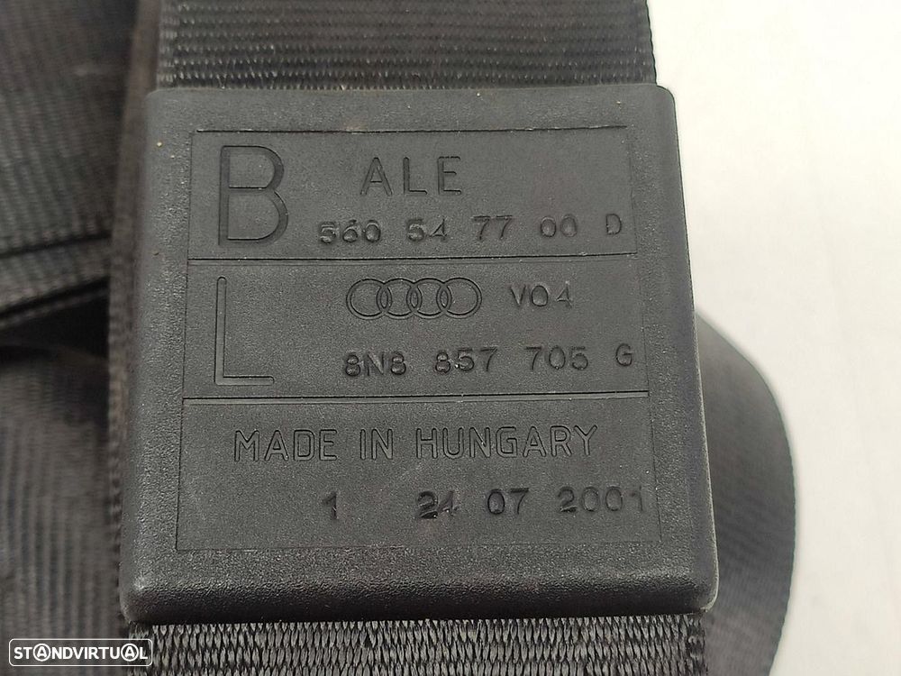 CINTO SEGURANÇA FRONTAL ESQUERDO AUDI TT 2001 - 3