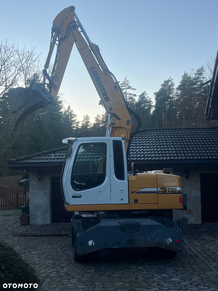 Liebherr A312 Podpory 2 łyżki widły 314 312 - 15