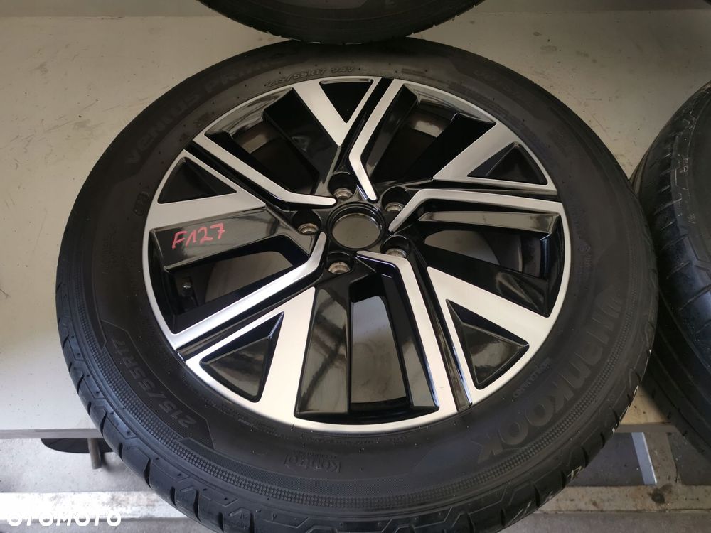 VOLKSWAGEN TOURAN VW KOLA FELGI ALUFELGI OPONY LATO 215/55R17 - 5