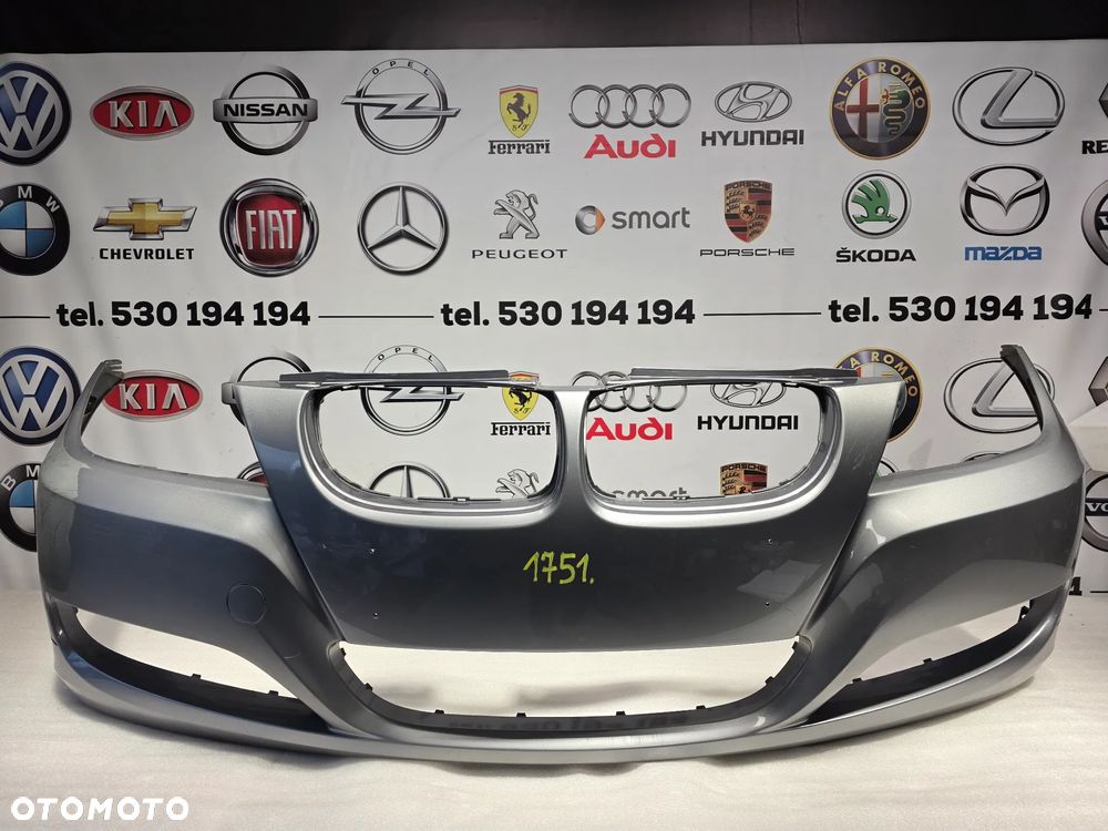 BMW E90 / E91 LIFT 08- ZDERZAK PRZEDNI PRZÓD BEZ SPRYSKÓW I BEZ PDC , NR AUKCJI NZ1751 - 1