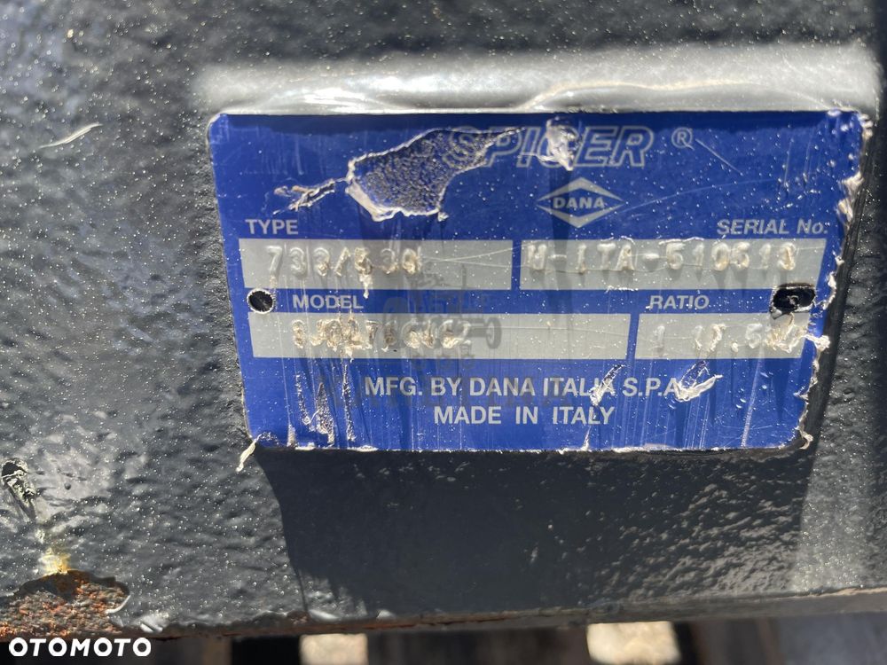 Dana Spicer oś 733/530 - obudowa mechanizmu różnicowego 00.3766086M91 - 4