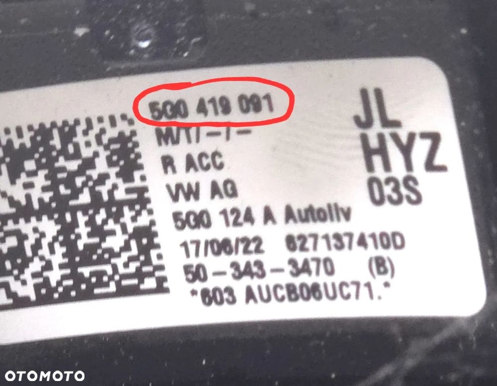 Kierownica Volkswagen Passat B8 Golf VII 5Q0419091 - 7