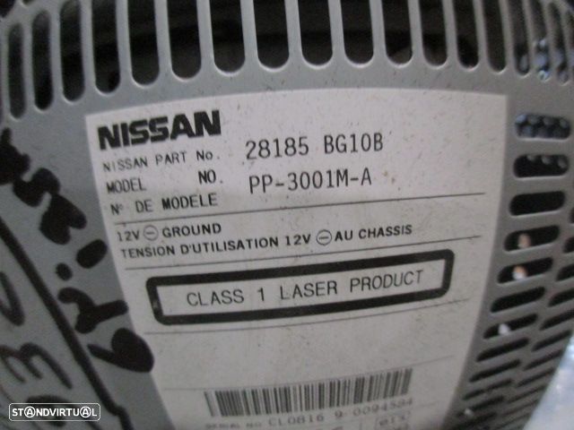 Radios 28185BG10B NISSAN MICRA K12 2009 1.2I 80CV 5P CASTANHO ESCURO ORIGINAL PP 3001MA - 4