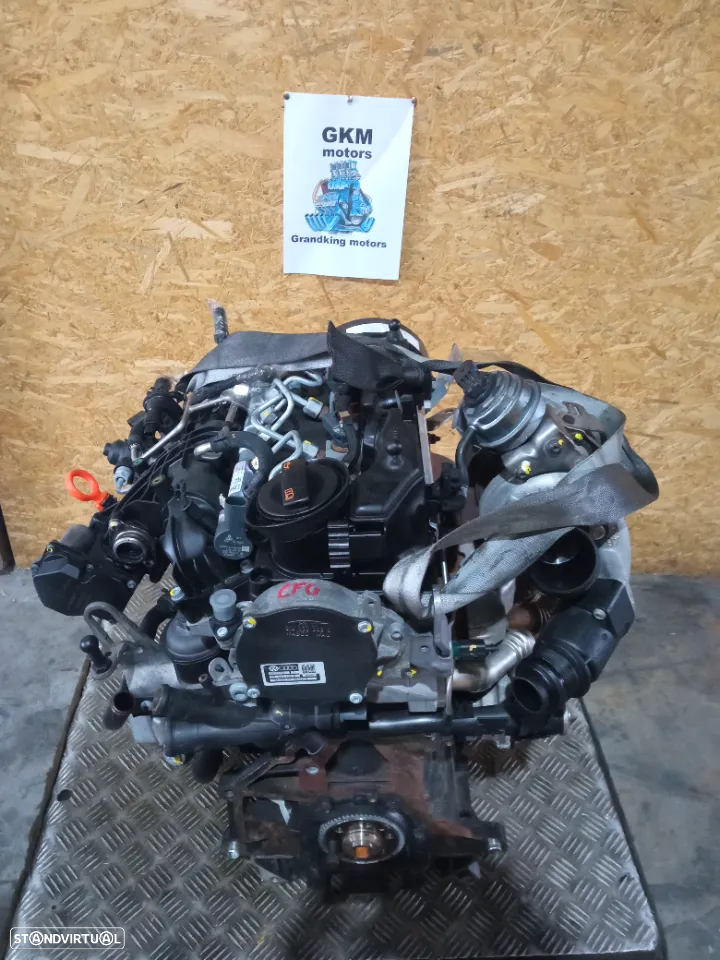 Motor Volkswagen 2.0 Tdi 16V (Scirocco, Golf, Passat, Q3) REF: CFG - 3