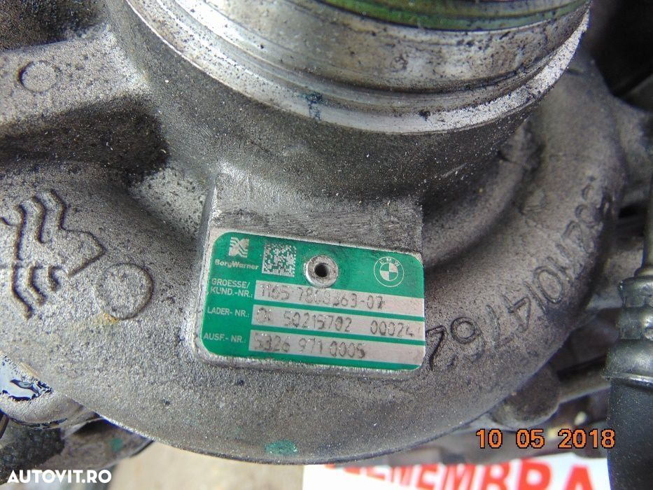 Turbina BMW X6 motor 4.0 N57 306 cai biturbo turbine BMW X5 X6 E71 E70 - 3