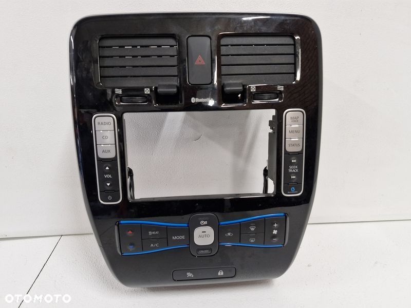 NISSAN LEAF I PANEL ŚRODKOWY KLIMATYZACJI RAMKA KRATKI NAWIEWU 275003NH0C - 2