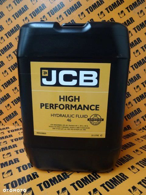 Olej hydrauliczny JCB HP 46 - 20L JCB 4002/0845 ORG rozlewany z mausera - 2