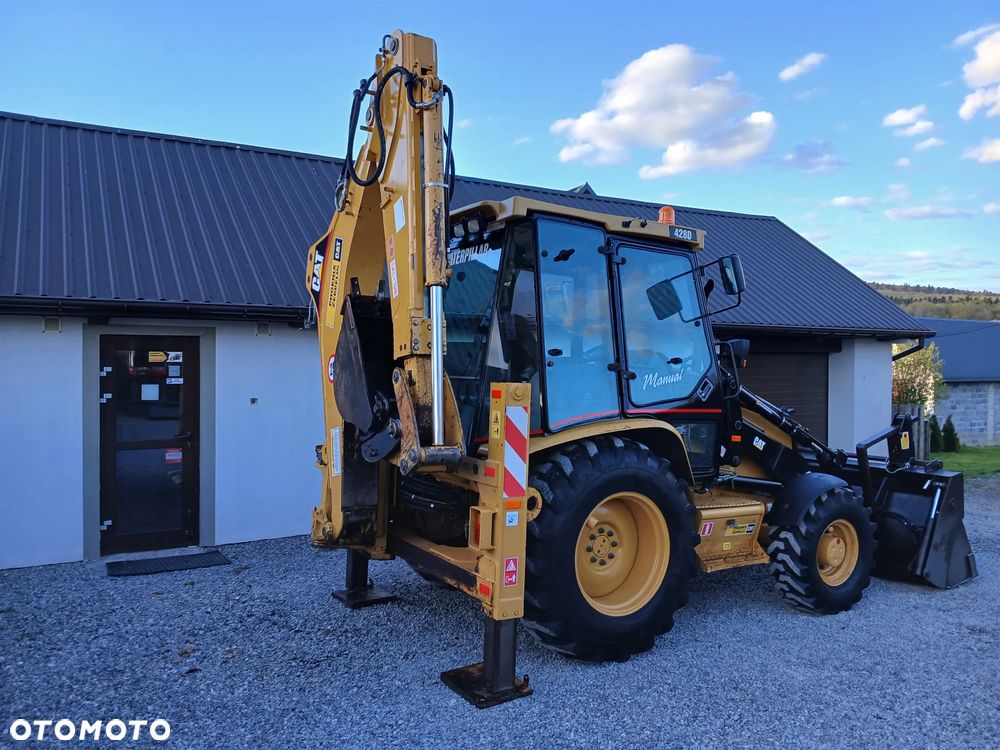 Caterpillar 428D/ORYGINAŁ/8200h!/2 ŁYŻKI - 6