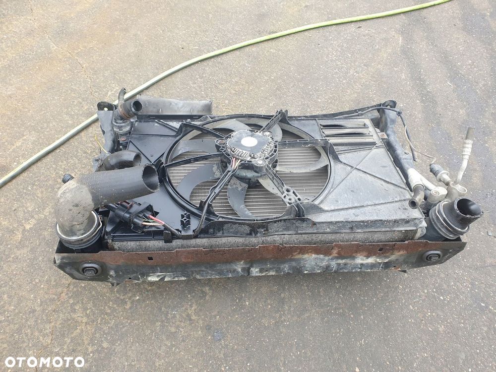 PAS PRZEDNI WZMOCNIENIE CZOŁOWE KOMPLET CHŁODNIC SKODA OCTAVIA II 2007 ROK - 6