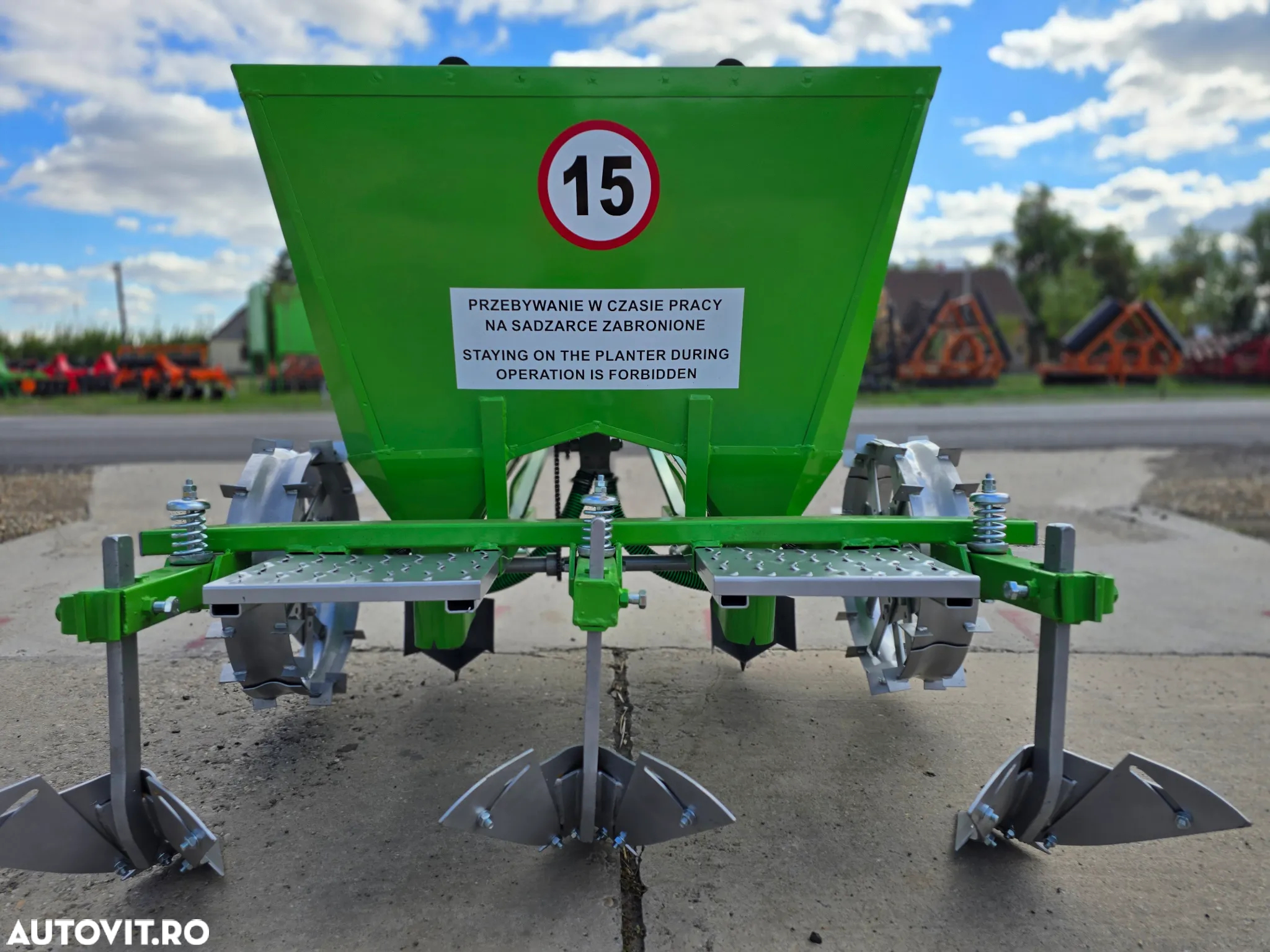 BOMET Plantator GEMINI cartof 2 Rind cu ingrasamint - 4