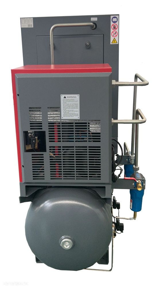 Kompresor Śrubowy 7,5KW 970L/min Zbiornik 500L Osuszacz Filtry Kupczyk - 9