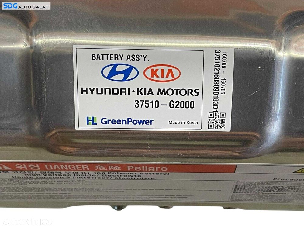 Baterie Acumulator Sistem Hybrid Hibrid 76.000KM Kia Niro 1.6 GDI 2016 - 2022 Cod 37501-G2000 37501G2000 37510-G2000 37510G2000 [V0698] - 13