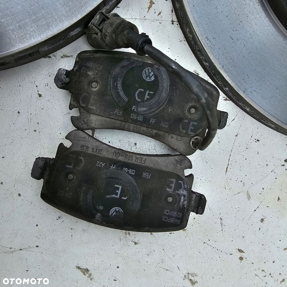 VW T6 tarcza tarcze klocki hamulcowe przód + tył IGŁA KOMPLET ORYGINAŁ - 13