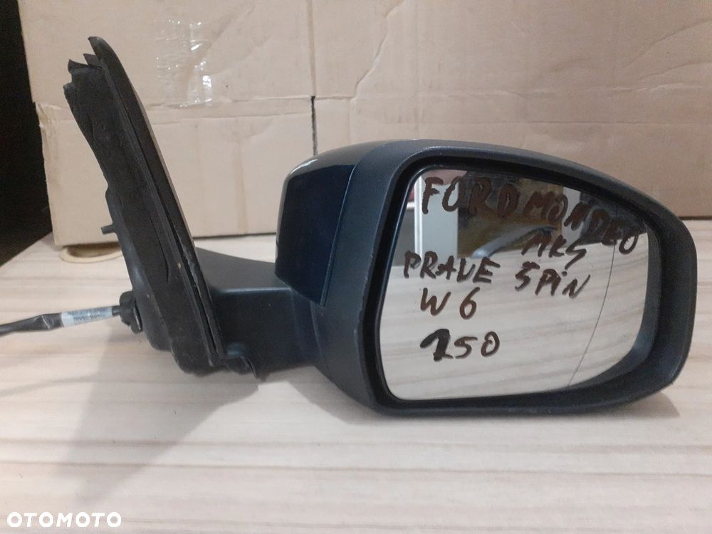 # LUSTERKO PRAWE FORD MONDEO MK4 5PIN W6 ZIELONE - 2