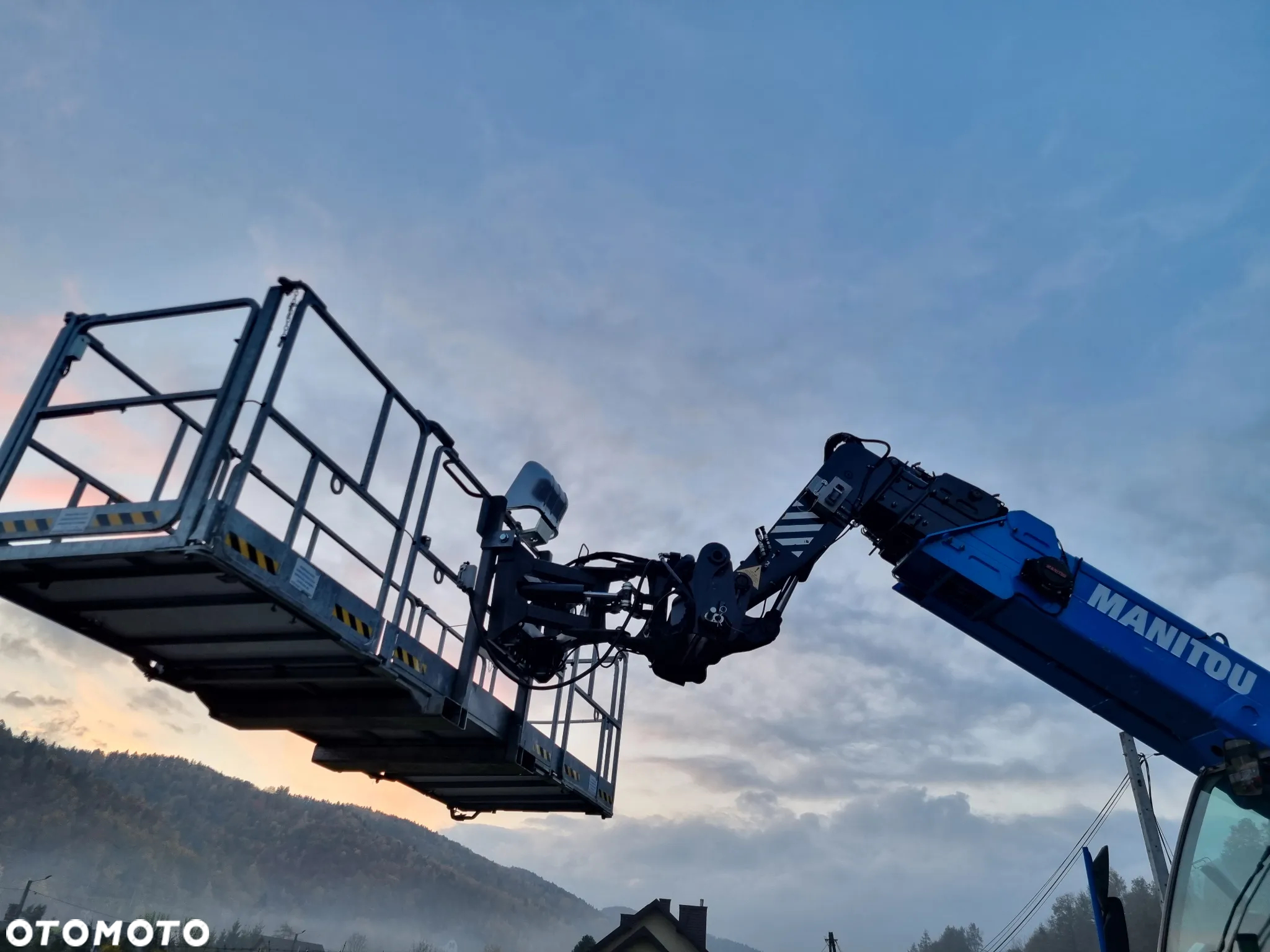 Manitou Ładowarka teleskopowa 18 metrów MRT1840 EASY-ST3B Kosz (Pilot 2 funkcje) Wciągarka Łyżka Widły z Norwegii Jak Nowa 2015r 4100mtg - 4