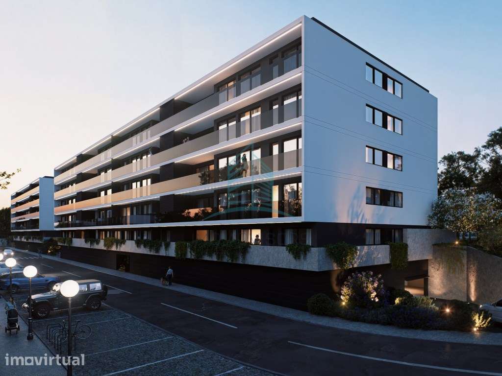 T2 NOVO com 1 varanda e lugar de garagem para 1 Carro no Edificio '... - Grande imagem: 2/12