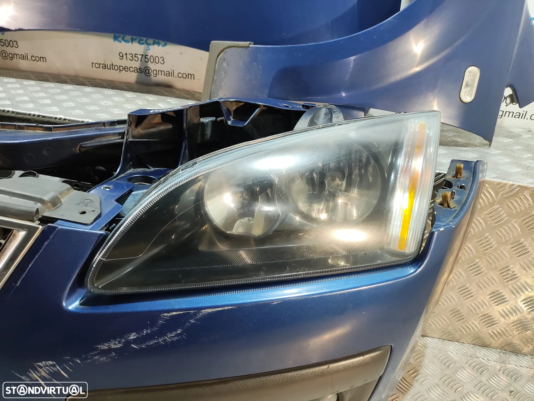 FRENTE COMPLETA FORD FOCUS 2 II MK2 FASE 1 CAPOT PARACHOQUES GUARDA-LAMAS OTICAS RADIADOR VENTILADOR FRENTE FIBRA REFORÇO - 5