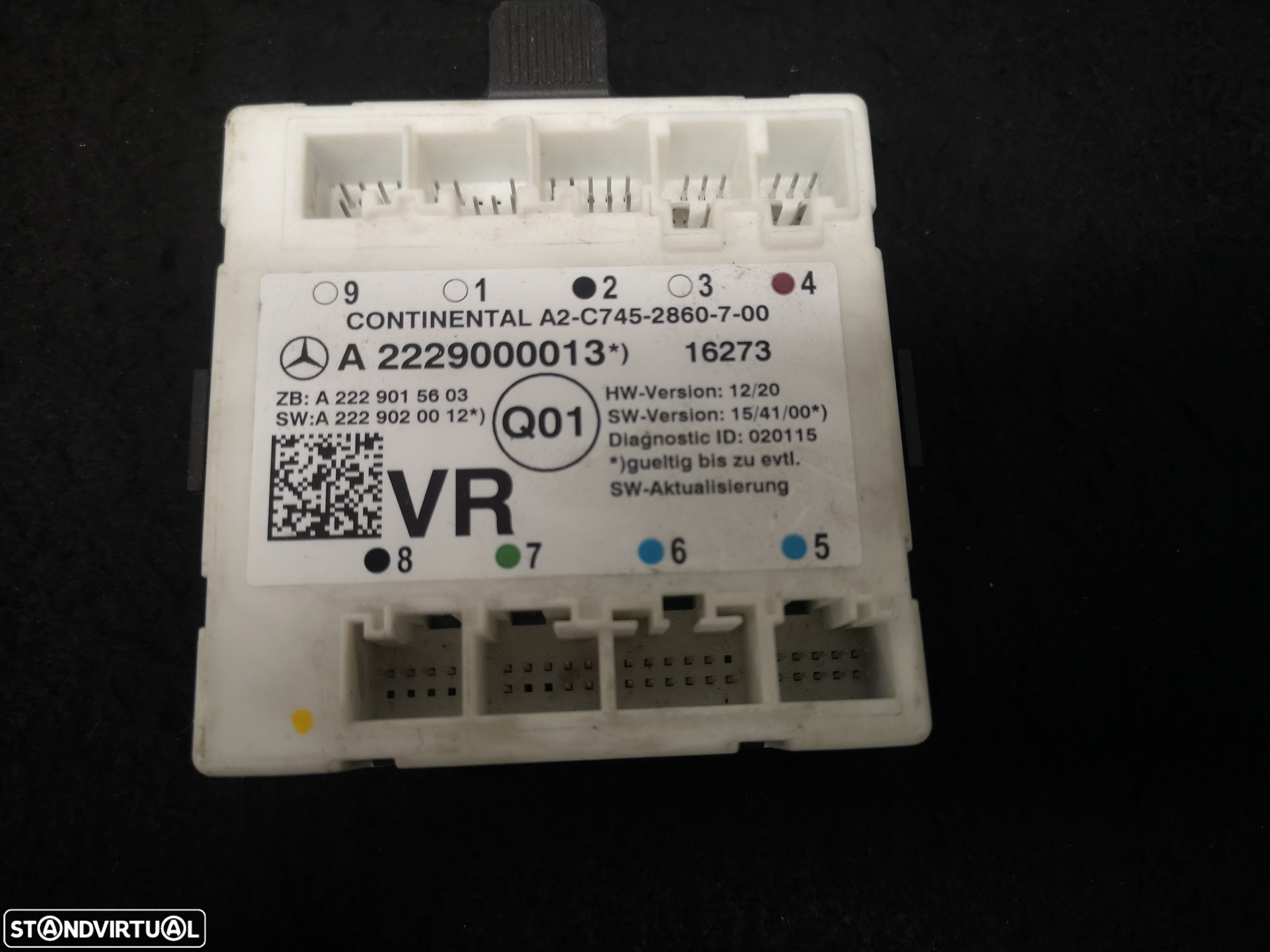 Centralina modulo da porta Mercedes w205 w222 class c s 2014-2017 - 3