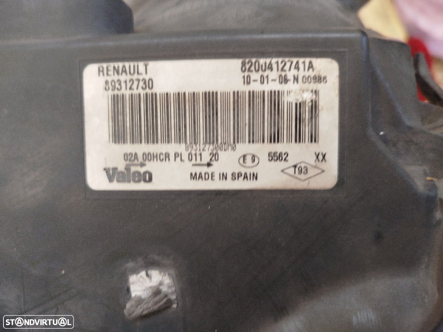 Farol/ Otica Dianteiro Esq Renault Megane Ii Grandtour (Km0/1_) - 3