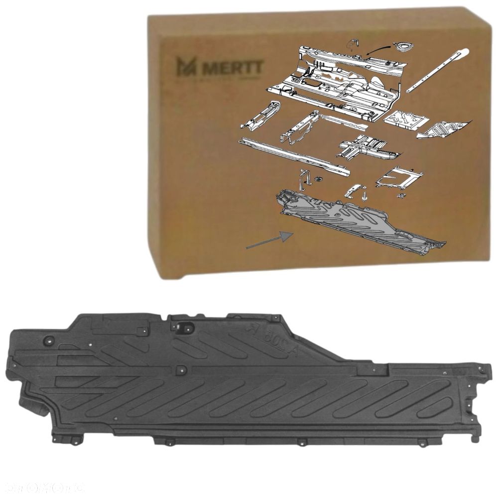 MERCEDES C W205 2014-2021 MATERIAŁOWA OSŁONA PODWOZIA LEWA A2056841900 - 2