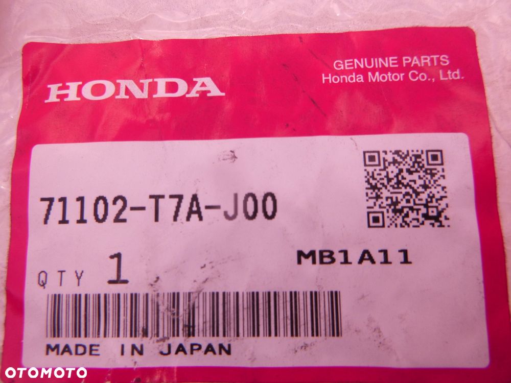 honda hrv h-rv 18r- spoiler hokej zderzaka przód nowy oryginał - 2