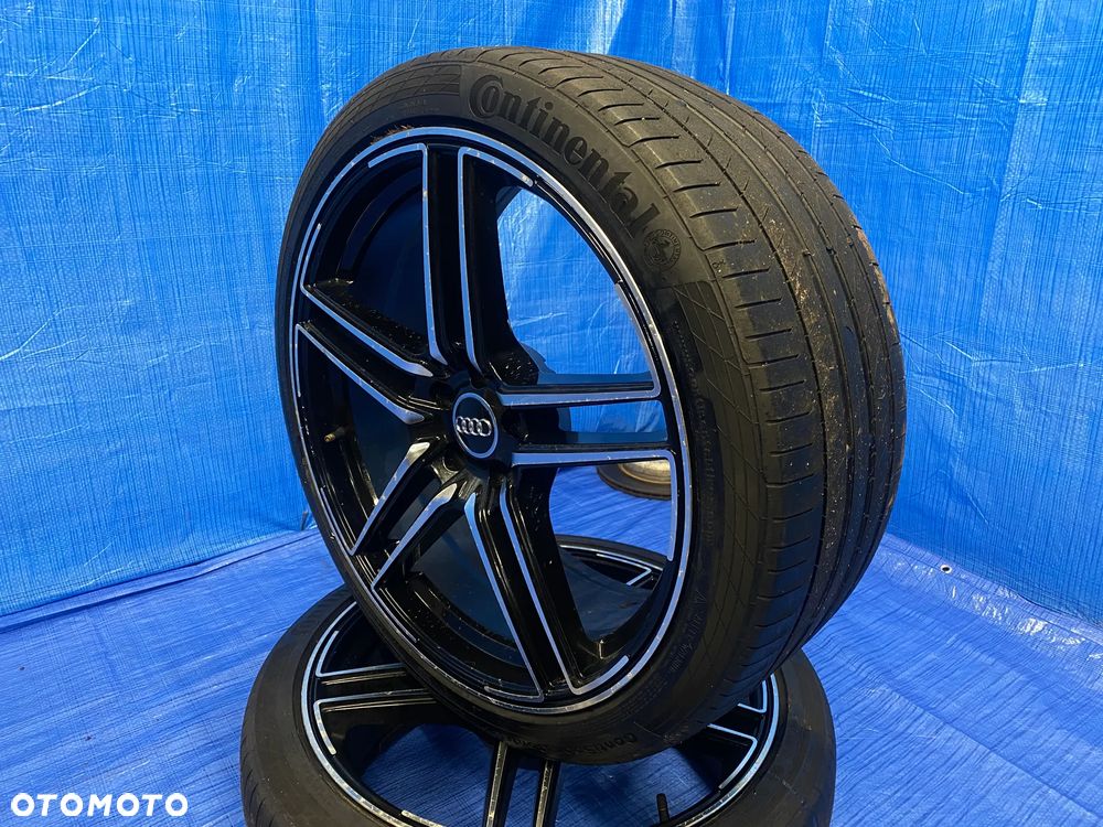 KOŁA KOŁO 21 FELGA ALUMINIOWE ALUSY 21"x 9,5J ET35  5X112; 66,6mm KOŁA NA SZTUKI ; OPONY CONTINENTAL ; AUDI Q7 ORYGINAŁ - 9