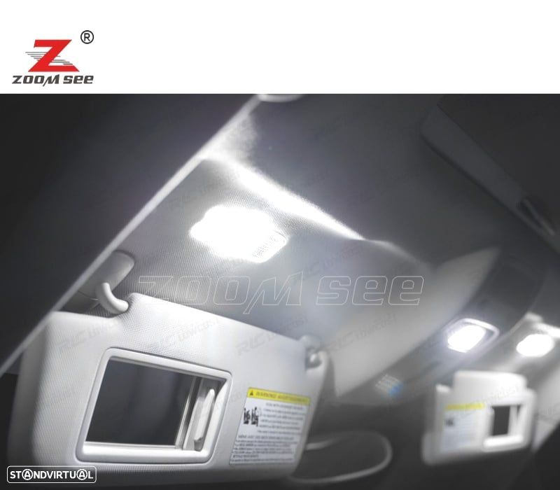 KIT 17 LAMPADAS LED INTERIOR PARA AUDI A3 S3 8 V SEDAN QUATTRO SPORTBACK LIMUSINA 14- - 4
