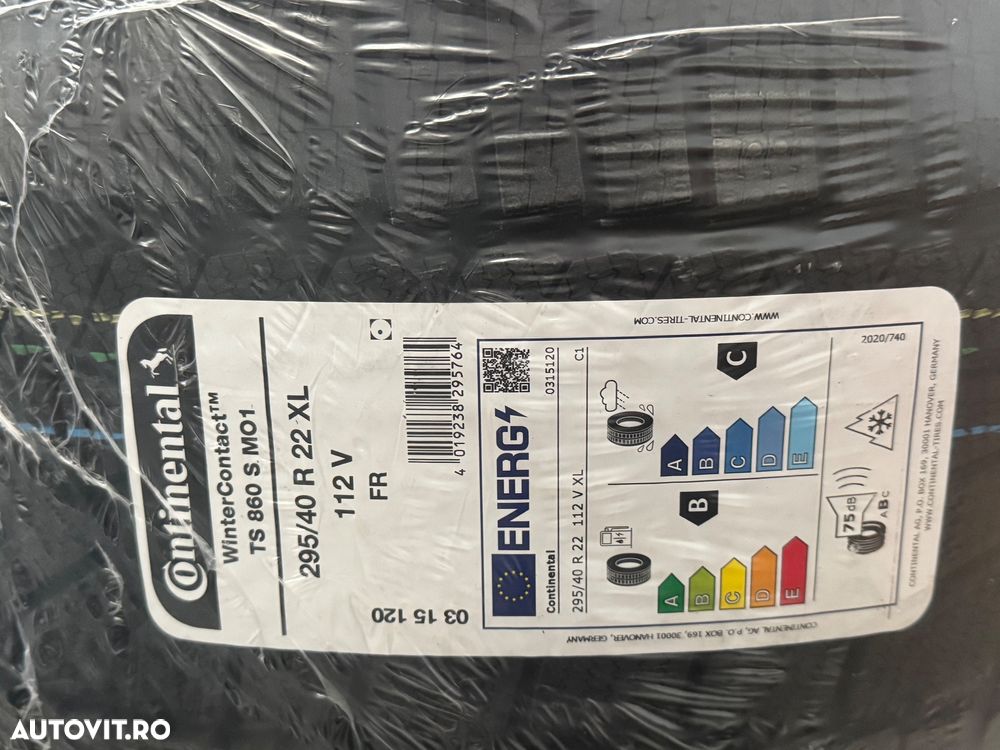 Vând 4 anvelope 295/40/22 Continental de iarnă noi - 2