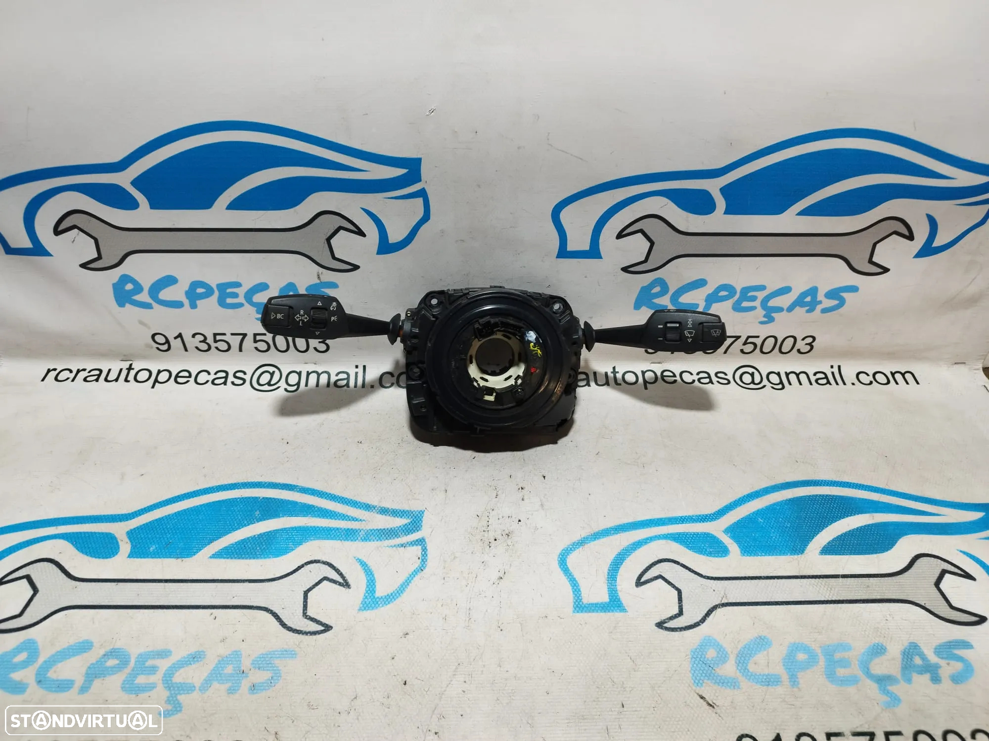 FITA AIRBAG BMW SERIE 1 E87 61319123042 9123042 6989556 SERIE 1 E81 E82 E88 SERIE 3 E90 E91 E92 E93 X1 E84 X5 E70 X6 E71 E72 Z4 E89 MANETE MULTIFUNÇÕES COMUTADOR - 6