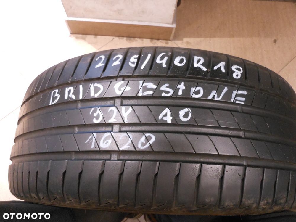 Opona pojedyńcza 225/40r18 bridgestone turanza t005 6mm lato - 1